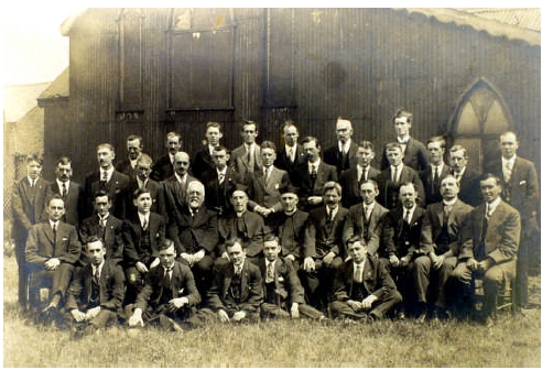Some of the parish men about 1930